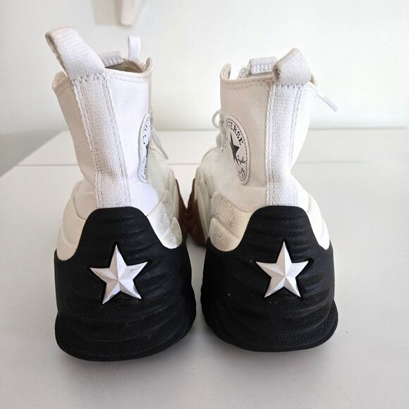 Converse Run Star Motion Platform Sneakers – Women's 9 / Men's 7.5 – White/Black - Picture 7 of 11